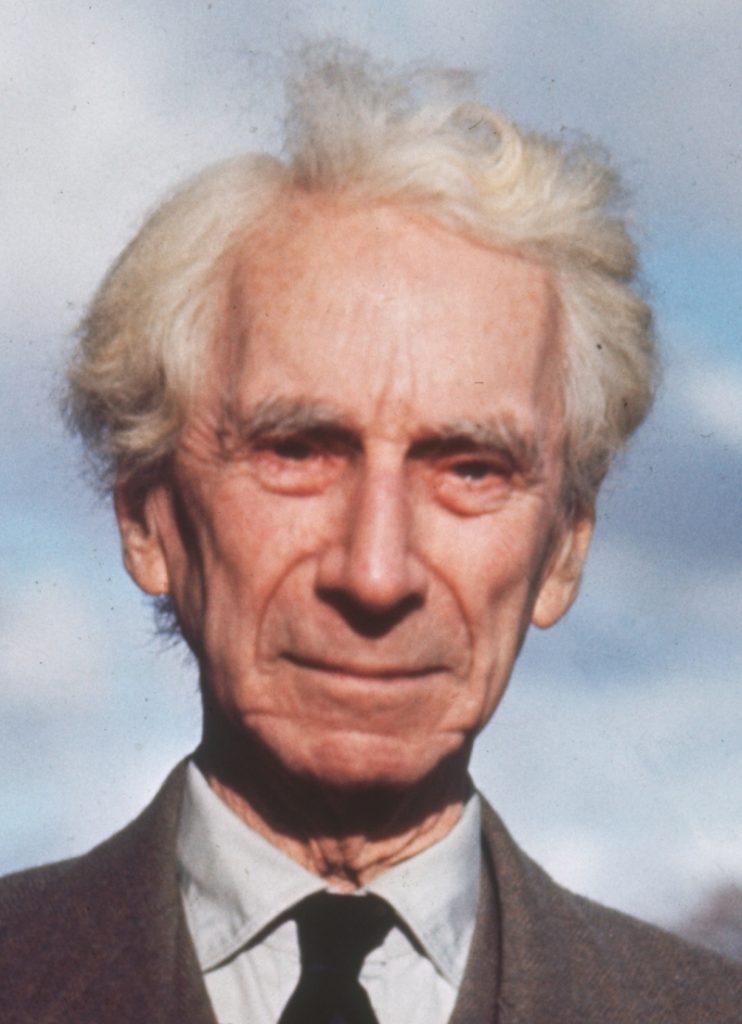 circa 1965: Welsh philosopher, mathematician, author and public figure Bertrand Arthur William Russell (1872 – 1970), 3rd Earl Russell. (Photo by Hulton Archive/Getty Images)