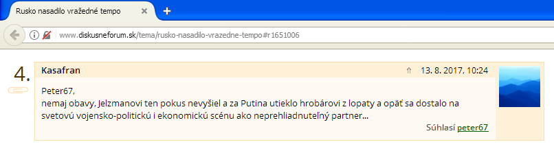Kasafran o Jeľcinovi, že je žid
