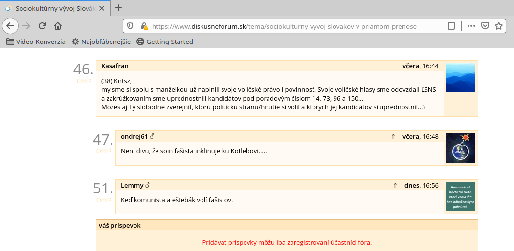 Komunista Kasafran volil fašistov
